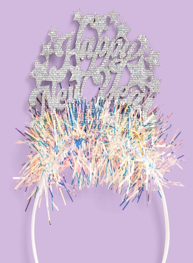 xo, Fetti New Years Eve Headband - Fits Adult + Child - NYE 2023, Happy New Years Decorations, NYE Hair Accessory - Image 1